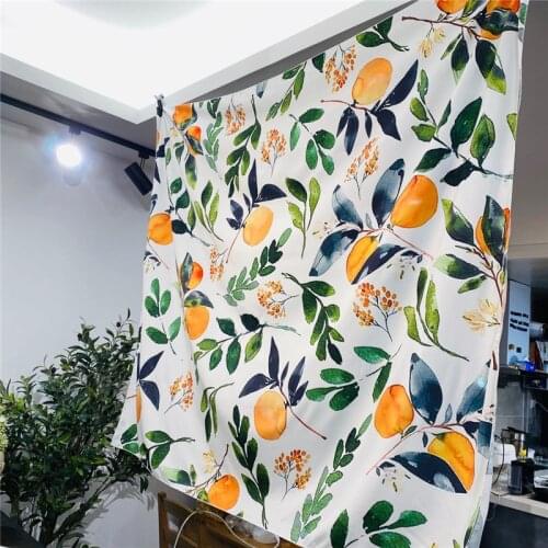 Orange Grove Tapestry Art Bohemian Wall Hanging Bohemian Printed Microfiber Fabric Home Decoration Bedspread Wall Tapestry