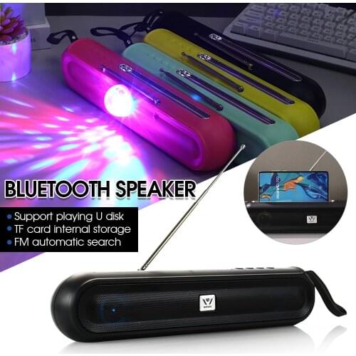 TRAVOR Portable Bluetooth Speakers Wireless Outdoor Louldspeaker Mini Stereo Sound Music Player Home Subwoofer Support TF FM