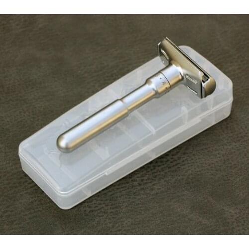 Portable Storage Box Holder Universal type Alloy Safety Razor For Men Adjustable Close Shaving Classic Razor