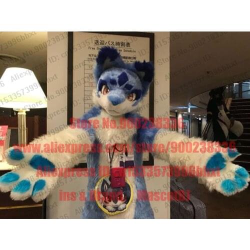 3-D Eyes Fursuit Fullsuit Huksy Dog Costumes Full Furry Suit Furries Anime BJ043 Teen Costumes Full Furry Suit FOR Child Adult