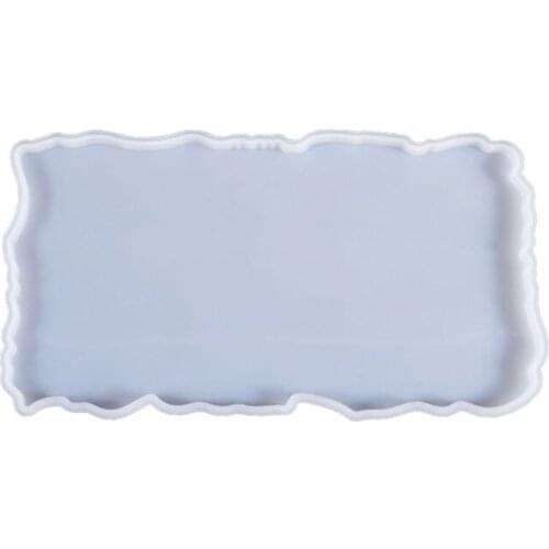 Crystal Epoxy Resin Mold Fruit Plate Casting Silicone Mould Handmade DIY Crafts Tray Making Tool