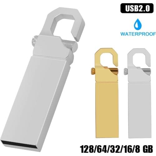 Usb 2.0 metal pen drive 8gb 16gb 32gb 64gb 128gb usb flash drive flash usb stick disk on key 2.0 memory stick usb drive