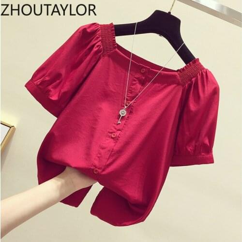 Женские летние рубашки ZHOUTAYLOR China At AliExpress