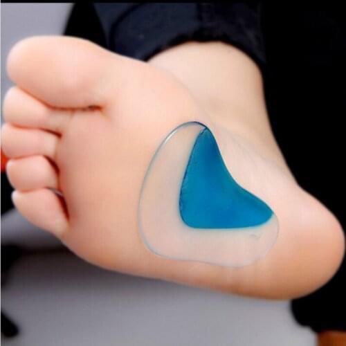 2pcs Insole Orthotic Arch Support Insole Flat Foot Flatfoot Corrector Shoe Cushion Insert Silicone Gel Orthopedic Pad