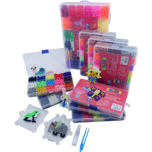 6000pcs DIY Water beads Hand Making 3D 5mm diy toy 3D Beads Puzzle Educational Toys for Children Spell Replenish