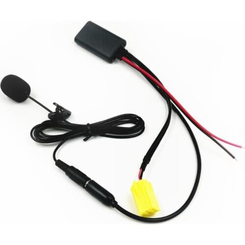 For Fiat Grande Punto Alfa 159 Bluetooth 5.0 AUX-IN Cable Adapter for Alfa Romeo Audio Input Phone Calling Handsfree Microphone