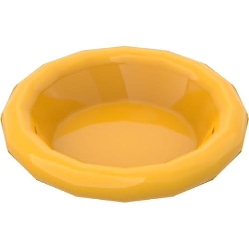 BuildMOC Assembles Particles 6256 gold 24mm diameter plate Building Blocks Parts DIY electric Educationa