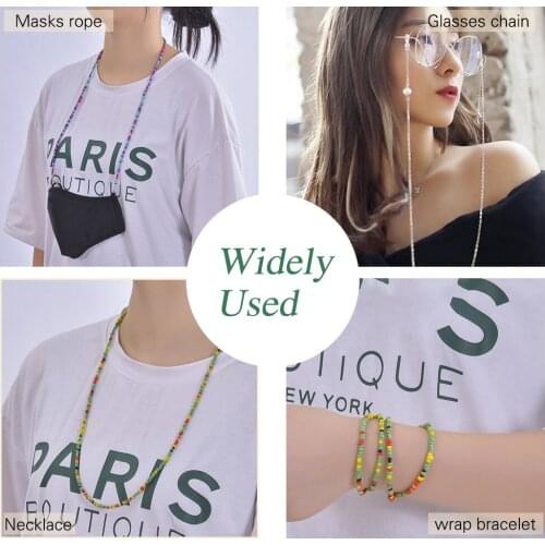 1PC Fashion Bohemian Colorful Eyeglass Strap Reading Glasses Hanging Chain Sunglasses Spectacles Holder Neck Cord Glasses Chain