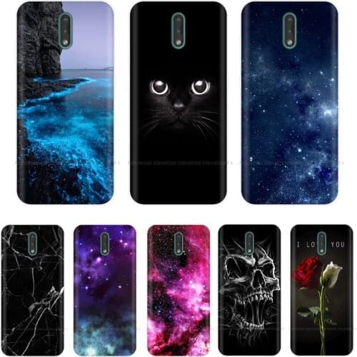 For Nokia 2.3 Case Cute Soft TPU Painted Back Cover for Nokia 2.3 Nokia2.3 Phone Cases Silicon Bumper Coque for Nokia 2.3 Shell