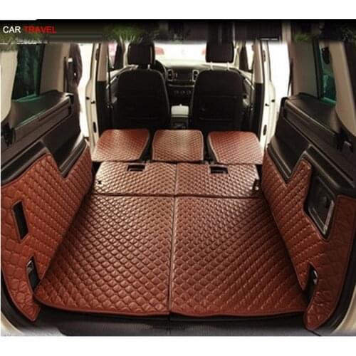 Good mats! Special trunk mats for Volkswagen Sharan -2011 waterproof cargo liner boot carpets for Sharan 2014,Free shipping
