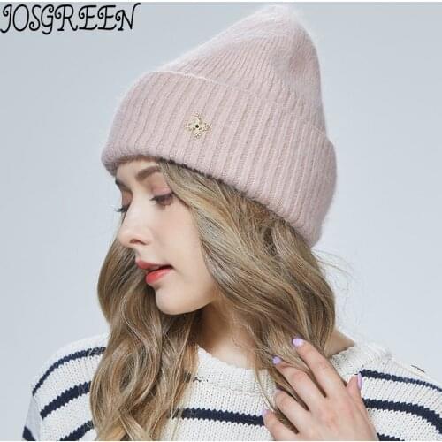 JOSGREENDouble-layer flanging plus gold thread cross decorative frame unique design Angola all-match fashionable womens knitted