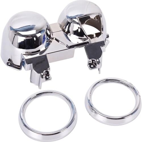 Motorcycle Bottom Instrument Housing Shell ABS Chrome Motorbike Speedometer Gauge Cover For Honda CB400 CB750 1992-1994 Years