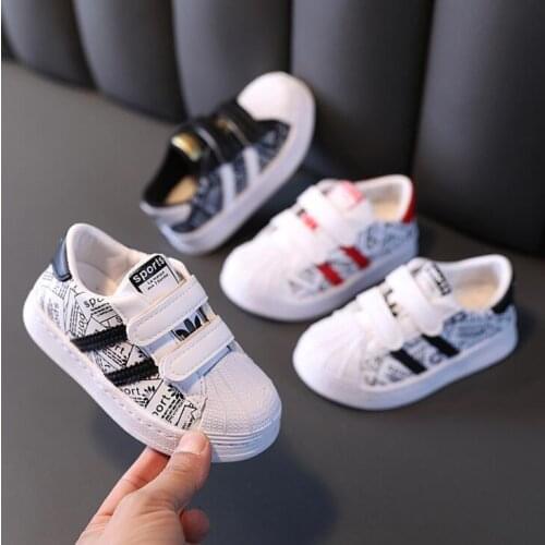 Summer Spring Canvas Childrens Shoes Star Fashion Sneakers Kids Lace-up Casual Shoes For Girls Boys Black Withe Red
