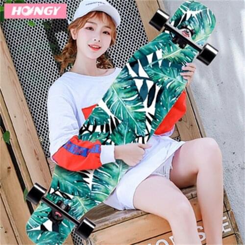 BZ Beginnner 107cm/42in longboard 7in Aluminium Truck Abec-7 Carton Steel Bearing Long board skateboard skate board hb0206