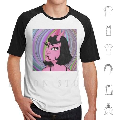 Demon Gf T Shirt Print For Men Cotton New Cool Tee Succubus Oni Demon Gf
