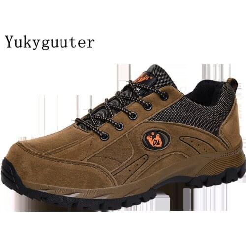 Men Women Hiking Shoes Outdoor Walking Jogging Trekking Boots Mountain Climbing Sport Male Waterproof Sneakers Athletic Non-slip