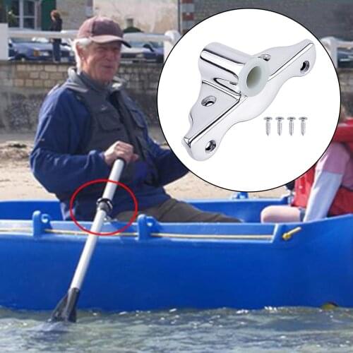 Stainless Steel Side Mount Rowlock Boat Row Lock Socket Support Bracket Boat Oar Rowlock Marine Yacht Kayak Canoe Accessories