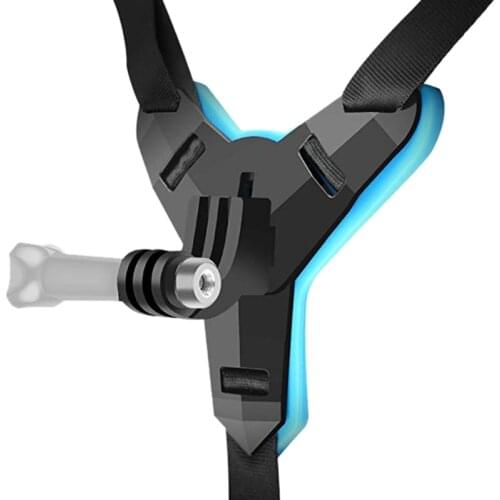 New Fixing Bracket Motorcycle Helmet Chin Holder Integrated Helmet Belt for Gopro Hero 7/6/5/4