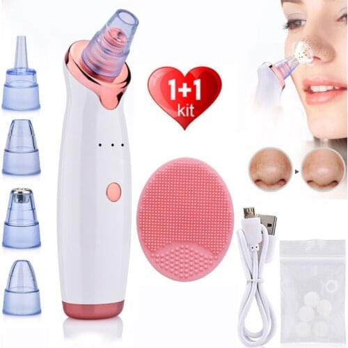 Facial Blackhead Remover Facial Electric Acne Cleaner Blackhead Black Point Vacuum Cleaner Tool Black Spots Pore Cleaner Machine