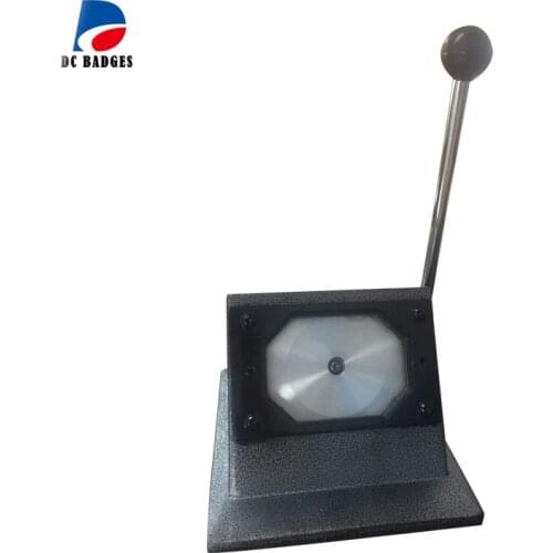 80*53mm badge paper cutter cutting size 101*74mm Six side shape