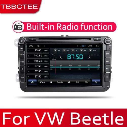 TBBCTEE 2din Car multimedia Android Autoradio Car Radio GPS player For Volkswagen VW Beetle 2011~2018 WiFi Mirror link Navi DVD