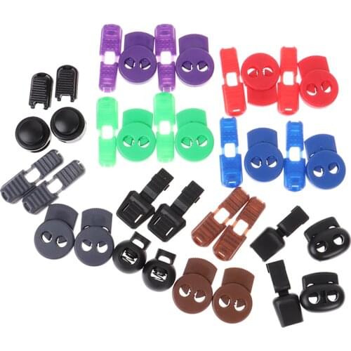 1Pair Casual And Work Shoes No Tie Shoelaces Locks Elastic Tieless Laces Cord Buckles Clip Lock For Sneakers Boots