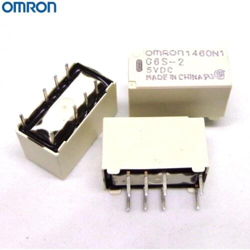 10PCS OMRON RELAY G6S-2 5VDC G6S-2 12VDC G6S-2 24VDC G6S-2 DC5V DC12V DC24V Brand new and original relay