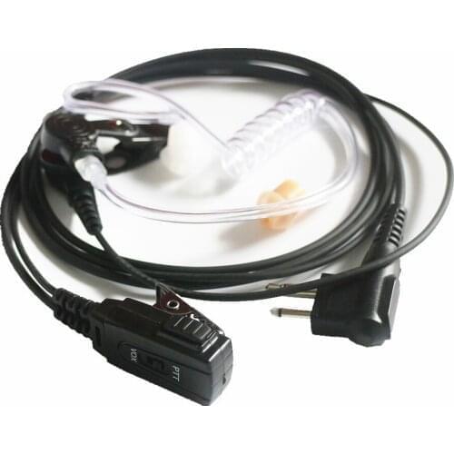 10x 2-pin Surveillance FBI Earpiece Headset VOX PTT Mic For Motorola TN446 XTN500 XTN600 XV1100 XV2100 AXV5100 GP88 GP300 Radio