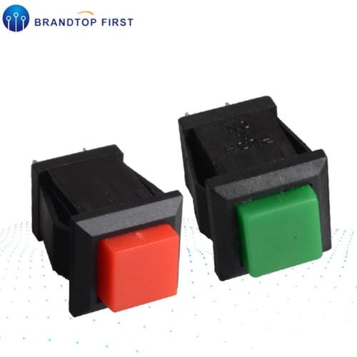 2pcs DS-431 NO reset switch square momentary switch NC DS-431 DS-429 Self-locking Push Button Switch