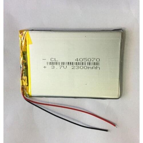 3.7V polymer lithium battery 2300mah405070 suitable for GPS navigator motor vehicle recorder