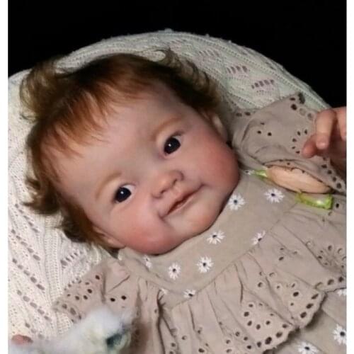 ADFO 20 Inches Naomi Reborn Baby Kits Realistic DIY Blank Kits Cute LoL Unpainted Unassembled Parts Fashion Gift For Girls