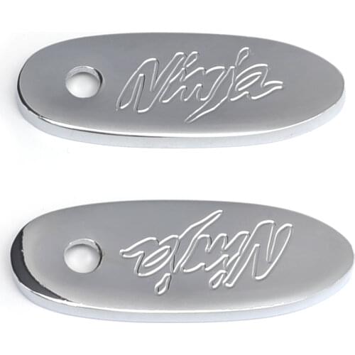 Aftermarket free shipping motorcycle parts Mirror Block Off Base Plates For Kawasaki Ninja 500R 636 Zx6R Zx7 Zx9 10R Chrome