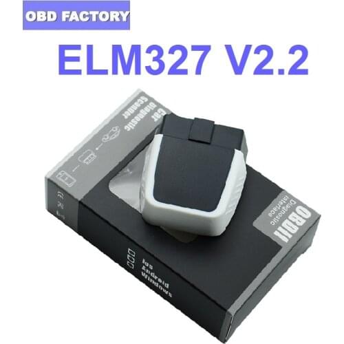 With Bluetooth ELM327 2.2 Auto Diagnostic Scanner Update of V1.5 ELM 327 Car Code Reader PIC18F25K80 Chip Support Lightling