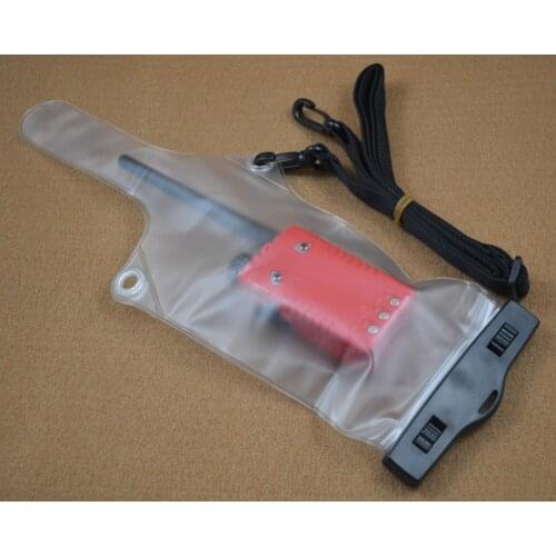 Walkie talkie case Waterproof Bag with Strap for Motorola Kenwood Icom Yaesu Vertex Baofeng Wouxun Puxing Two way Radio Freeship
