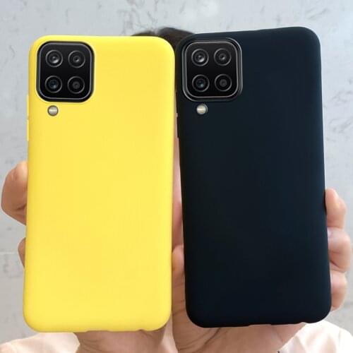 For Samsung Galaxy A12 SM-A125F A32 A42 5G A81 Case Candy Color Soft Silicone Cover For Samsung A32 5G GalaxyA42 A 12 a81 Capa