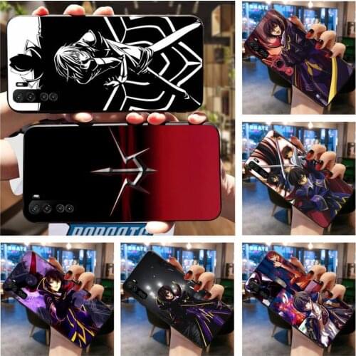 Anime Code Geass Lelouch Lamperouge Phone Case For Huawei Nova 6se 7 7pro 7se honor 7A 8A 7C 9C Play