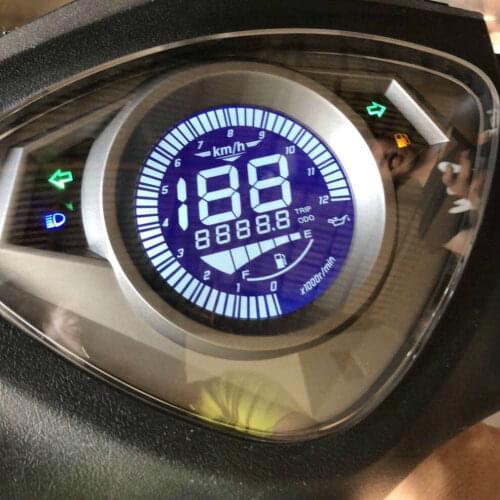 Electric LCD display FOR MOTORCYCLE YAMAHA 100RSZ 125 CONVERSION PART speedometer tachometer oil gauge scooter instrument