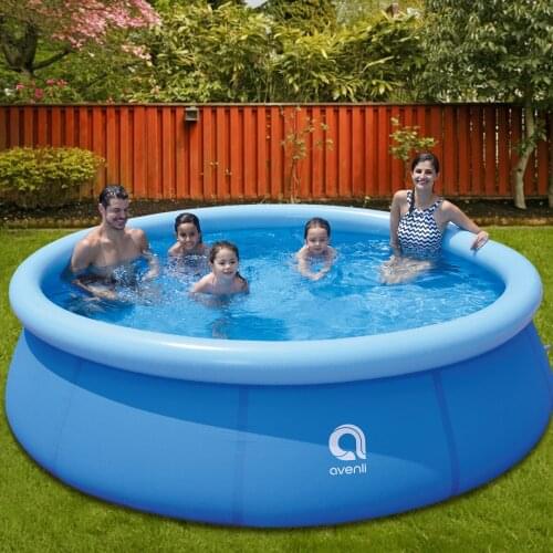 Round Inflatable Swimming Pool Outdoor Garden Swimming Pool Happy Parent-child Time Home Yard Playing Swimming Pool More Size