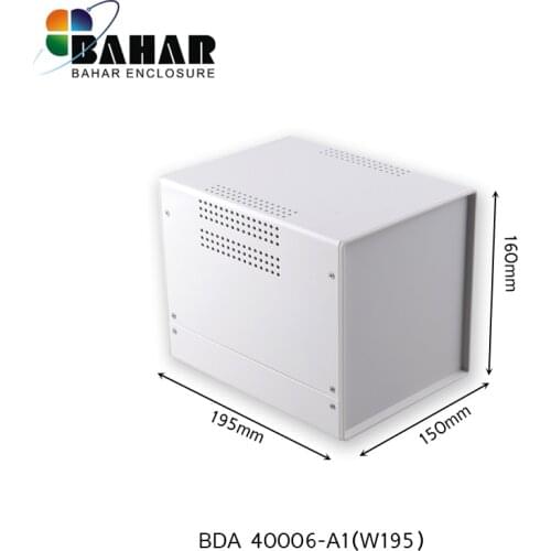 Bahar 195*160*150mm Custom iron enclosure Metal project box junction housing diy electronic box power supply instrument case