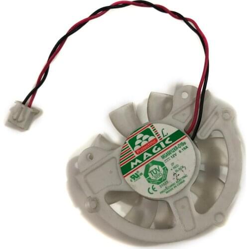 Model B 12V 0.19A 2Pin 2 Wires MGA5012XR-O10(B) Blower With White Frame GPU VGA Cooler Winfast Graphics Video Cards Cooling Fan