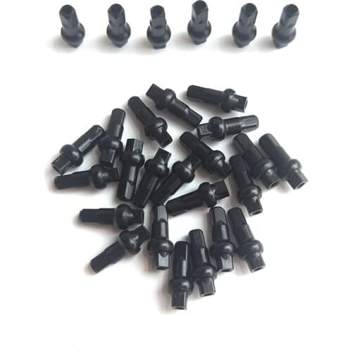 Pillar DSN Bicycle Nipples 14G 14.4mm 16mm 18mm Aluminum Alloy or Brass Black Red Silver for Mountain or Road Bike Wheel Spokes