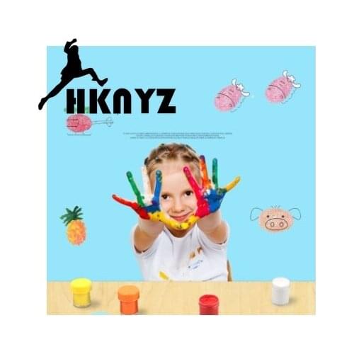 Painted pigment 12 color finger paint can wash children and young children painting set school supplies