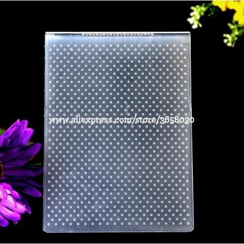 Dots Plastic Embossing Folder For Scrapbook DIY Album Card Tool Plastic Template 10.5x14.5cm 8070620