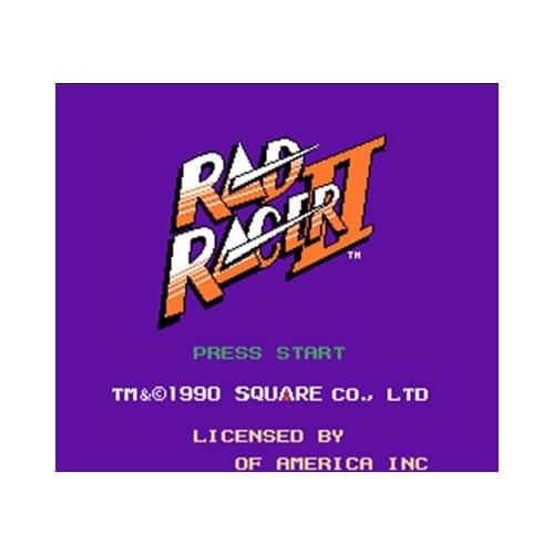 Rad Racer 2 (U) 60 Pins 8 Bit Game Card