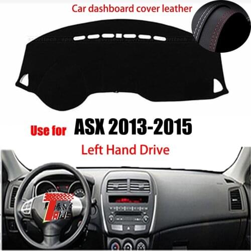 TAIJS Factory Casual Protective Leather Car Dashboard Cover For Mitsubishi ASX 2013 2014 2015 Left hand drive