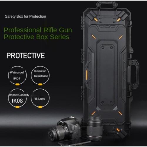 Tactical Rifle Protective Box Hunting Holster Airsoft Portable Storage Case Military Waterproof Cs Gun Bag for Camera