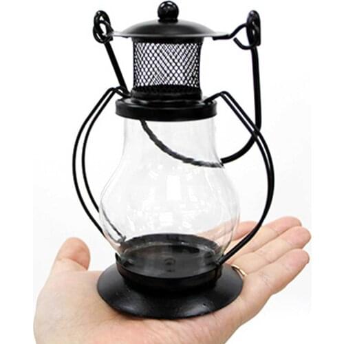 Camping Candle Lantern Retro Electronic Candle Warm White Flicker LED Bar Light Flameless Tea Light Outdoor Camping