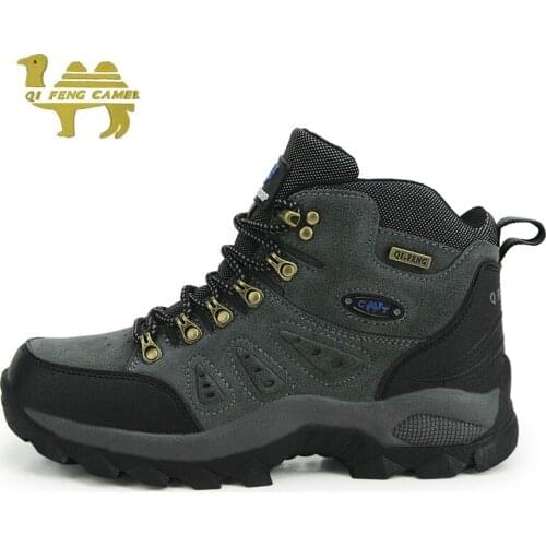 Outdoor Waterproof Hiking Boots Men Women Winter Shoes Walking Climbing Hiking Shoes Mountain Sport Boots Hunting Mens Sneakers