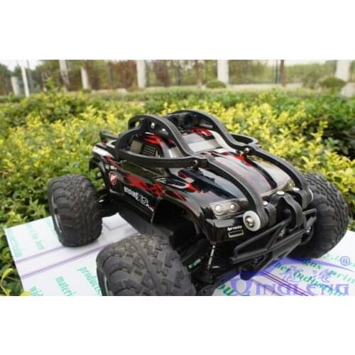 High strength and high toughness all nylon Roll cage Rolling protection frame with head wheel for 1:10 HPI savage XS FLUX