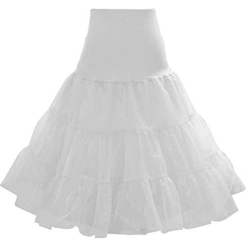 Womens 50s Petticoat Tutu Half Slip Crinoline Underskirt 2023